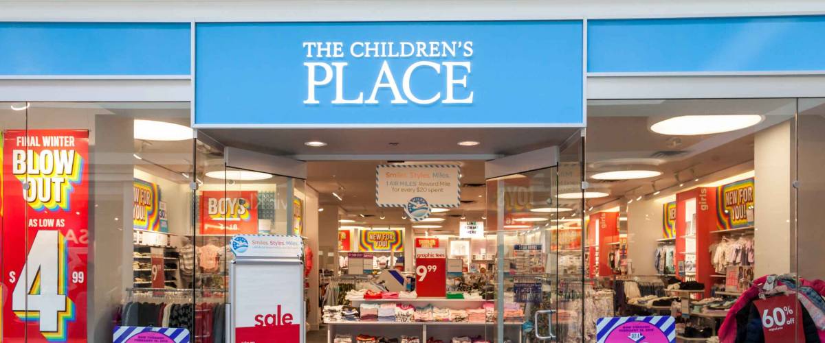 TORONTO, CANADA - JANUARY 19, 2018: Children's Place store front in the Fairview Mall in Toronto.
