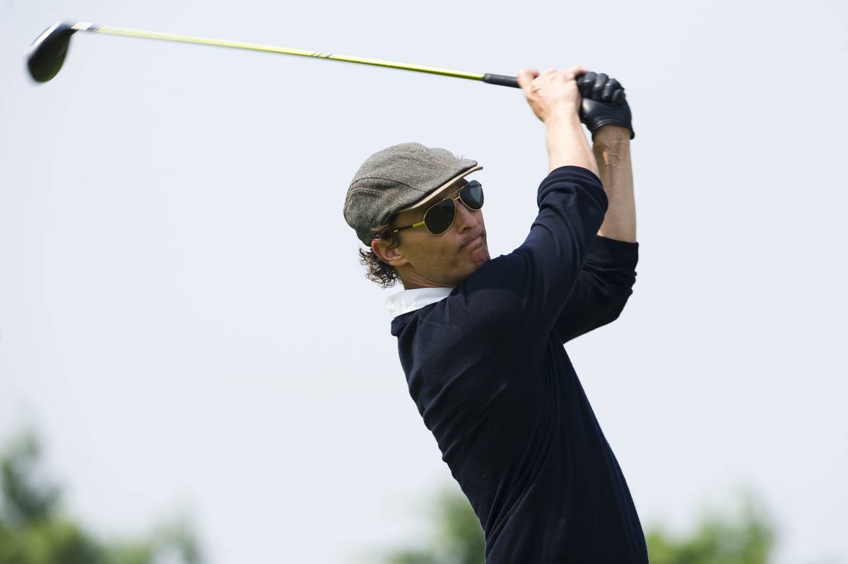 Matthew McConaughey Played Tennis And Golf