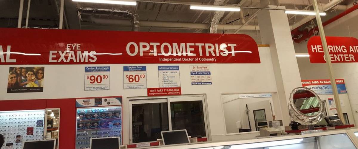 optometrist center at Costco