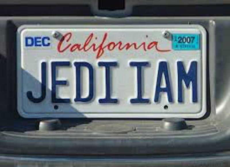 funny california license plate