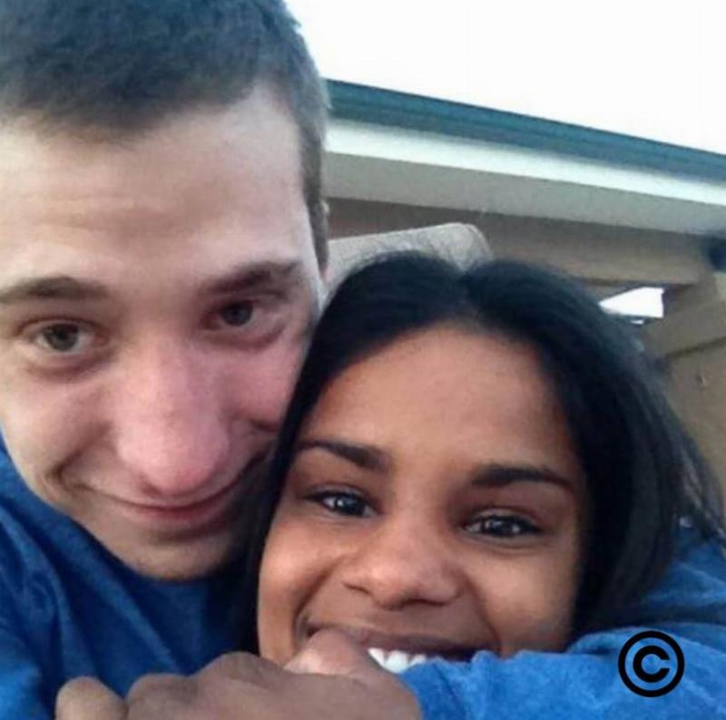 couples hugging in a selfie