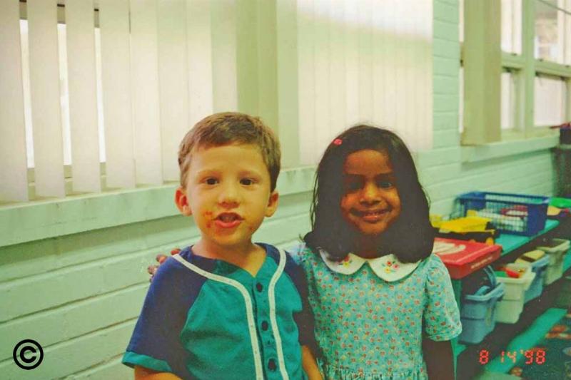 arin and ennie in class