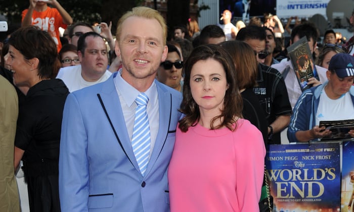 Simon Pegg And Maureen Mccann