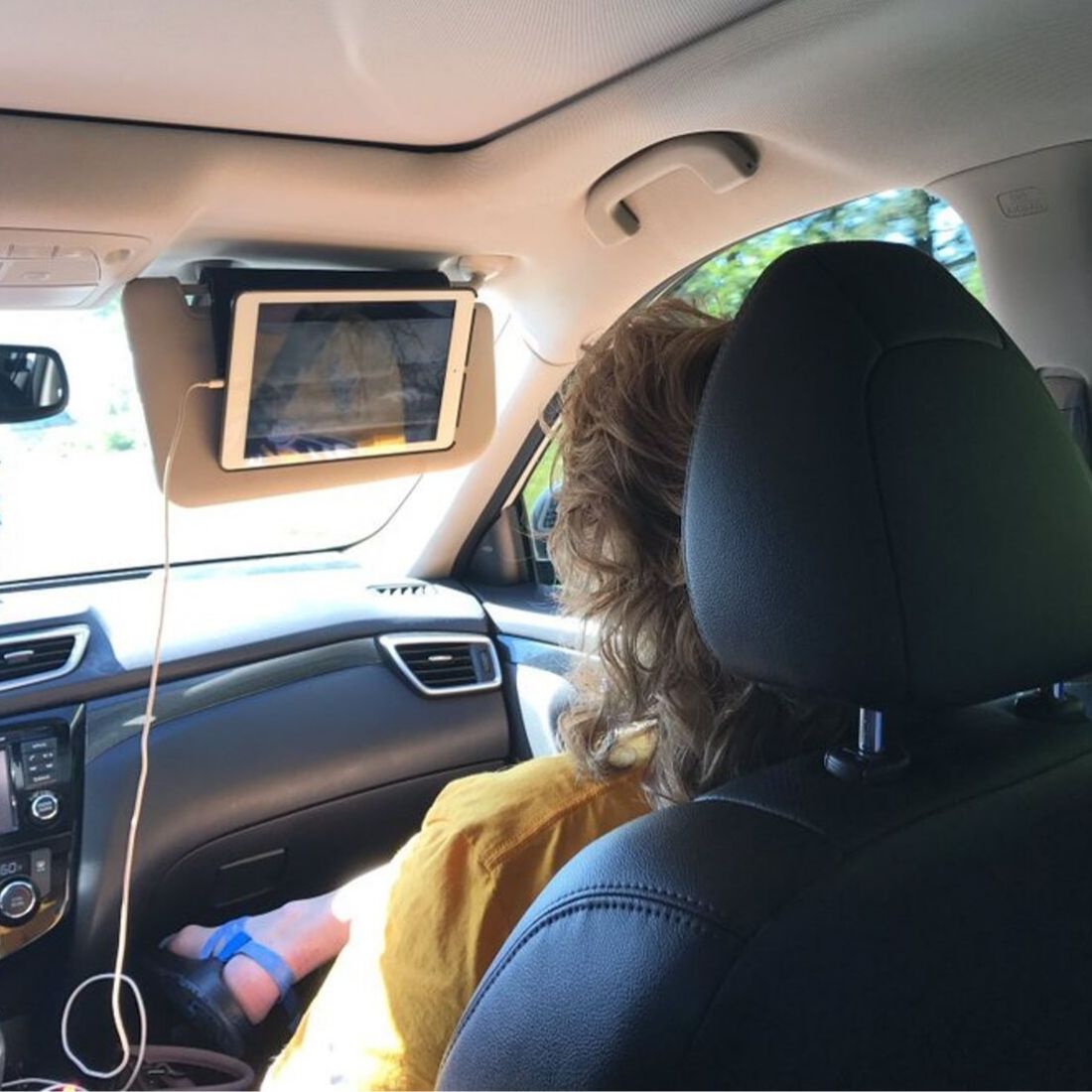 seatback entertainment in the front seat
