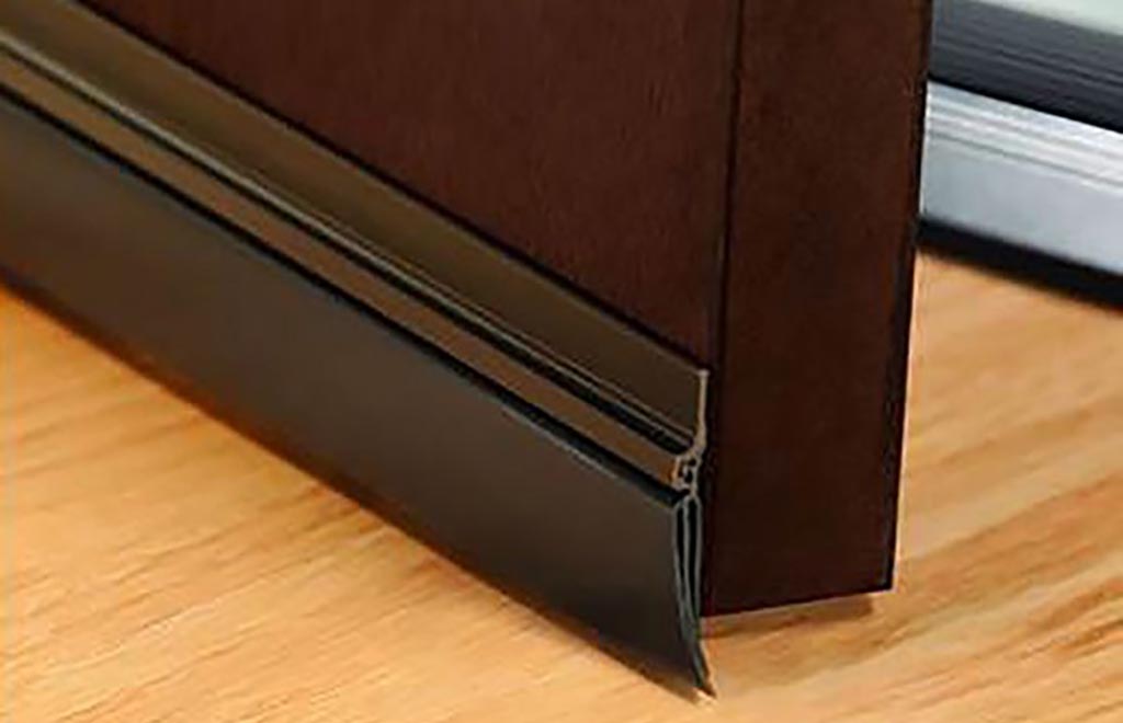 Stick and peel door fixer