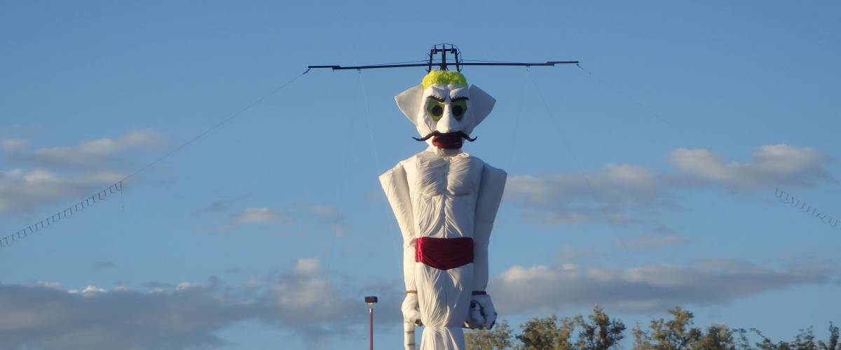 Zozobra (Burning Man) in Santa Fe...before the burn 2014